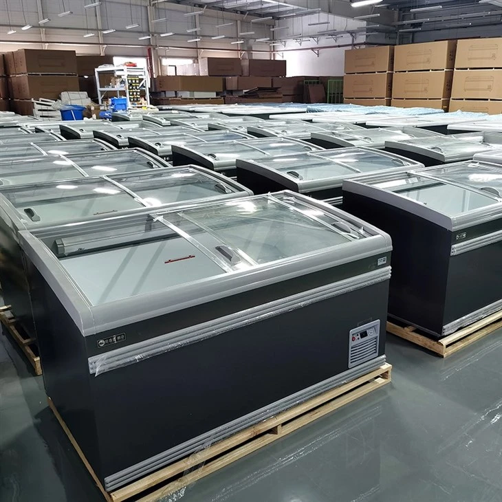 Commercial Frozen Food Display Freezer