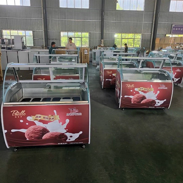 Commercial Ice Cream Showcase